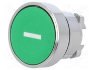 Switch: push-button; 22mm; Stabl.pos: 1; green; none; IP66; flat SCHNEIDER ELECTRIC