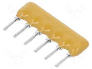 Resistor network: Y; THT; 4.7kΩ; ±2%; 0.3W; No.of resistors: 3; 100V BOURNS