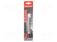 Drill bit; for metal; Ø: 4.8mm; high speed steel; 2pcs; blister PROLINE