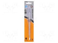 Voltage tester; insulated; 190mm; 100÷250VAC PG TOOLS