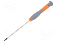 Screwdriver: precision; slot; SL 3; 100mm PG TOOLS