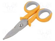 Scissors; semicircular; for cables,electrical work; 150mm 