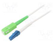 Fiber patch cord; OS2; LC/UPC,SC/APC; 25m; Optical fiber: 9/125um Goobay