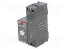 Timer; Leads: screw terminals; for DIN rail mounting ABB