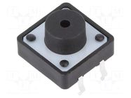 Microswitch TACT; SPST-NO; Pos: 2; 0.05A/12VDC; THT; none; 1.57N E-SWITCH