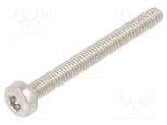 Screw; M2.5x25; 0.45; Head: button; Torx®; TX08; ISO 14583 BOSSARD