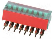 Switch: DIP-SWITCH; OFF-ON; 0.1A/50VDC; Pos: 2; THT; -20÷85°C; KAS E-SWITCH
