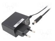 Power supply: switching; mains,plug-in; 24VDC; 0.5A; 12W; 81.63% POS