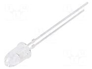 LED; red; 5mm; 24000÷65000mcd; 4°; Front: convex; 2.2÷3VDC VISHAY