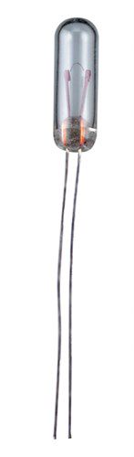 T1¼ Mini Neon Lamp, 0.9 W, 0.9 W, transparent - Cable Strand, 12 V (DC), 75 mA