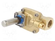 Electromagnetic valve; G 1/2"; brass; NBR; EV224B; Valve: 2/2 NC DANFOSS