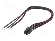 Cable; cables,female; PIN: 6; 0.4m; 4A; Insulation: PVC; TLYp ESPE