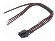 Cable; cables,female; PIN: 8; 0.2m; 4A; Insulation: PVC; TLYp ESPE