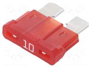 Fuse: fuse; 10A; 32VDC; automotive; 19mm; push-in; ATOF; tin alloy LITTELFUSE