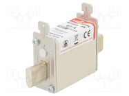 Fuse: fuse; aR; 63A; 690VAC; 440VDC; silver; NH000 DF ELECTRIC