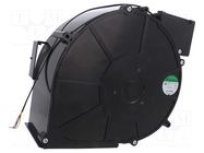 Fan: DC; blower; 12VDC; 193.6x206x115mm; 147.64m3/h; 33.2dBA SUNON