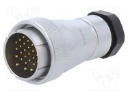 Plug; WF40; male; PIN: 26(22+4); IP65; 11.5÷24.5mm; 10A,25A; 500V WEIPU