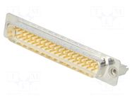 Connector: D-Sub; PIN: 37; socket; male; on PCBs,PCB snap; straight Deltron AG