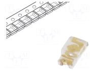 LED; red; SMD; 0603; 30÷90mcd; 1.8÷2.4VDC; 1.6x0.8x0.7mm; 140°; 20mA DIALIGHT