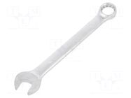 Wrench; combination spanner; 12mm; Chrom-vanadium steel; satin PG TOOLS
