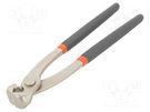 Concreters nippers; end,cutting; anti-slip handles,satin; 220mm PG TOOLS