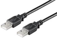 USB 2.0 Hi-Speed Cable 5 m, black, 5 m - USB 2.0 male (type A) > USB 2.0 male (type A)