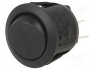 ROCKER; DPST; Pos: 2; ON-OFF; 10A/28VDC; black; none; Rcont max: 50mΩ SWITCH COMPONENTS