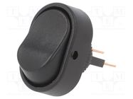 ROCKER; SPST; Pos: 2; ON-OFF; 30A/12VDC; black; none; Rcont max: 50mΩ SWITCH COMPONENTS