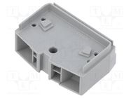 Terminal block; ways: 1; 0.08÷2.5mm2; spring clamp; grey; 800V; 24A WAGO