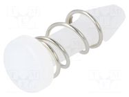 Rivet; heatsink mounting; UL94V-2; D: 3.6mm; Ømount.hole: 3mm FIX&FASTEN