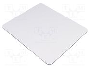 Mouse pad; white; Features: labelling-friendly surface GEMBIRD