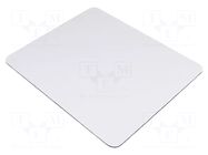 Pad; white; mouse; labelling-friendly surface; 250x210x3mm GEMBIRD