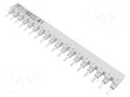 Busbar; 16mm2; Poles: 3; 480VAC; Inom: 80A; No.of mod: 18 ABB
