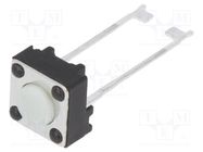 Microswitch TACT; SPST; Pos: 2; 0.05A/12VDC; THT; none; 1.57N; 4.3mm E-SWITCH