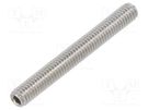 Screw; M3x25; 0.5; Head: without head; hex key; HEX 1,5mm; DIN 913 BOSSARD