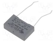 Capacitor: polypropylene; X2; 0.1uF; 18x5x11mm; THT; ±20%; 15mm KEMET