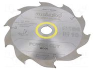 Circular saw; Ø: 160mm; Øhole: 20mm; Teeth: 10; Disc thick: 2.2mm METABO
