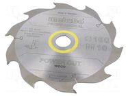 Circular saw; Ø: 160mm; Teeth: 10; Disc thick: 2.2mm; HW/CT; 20mm METABO