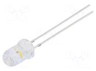 LED; red/warm white; 5mm; blinking; 3000÷4200mcd,7000÷8400mcd OPTOSUPPLY