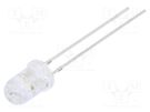 LED; 5mm; yellow; blinking; 3000÷4200mcd; 30°; 3÷5V; Front: convex OPTOSUPPLY