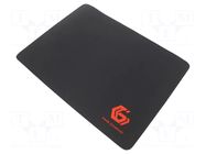 Pad; black; mouse; 250x350x3mm GEMBIRD