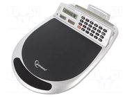 Pad; black; mouse,wrist; 322x211x27mm GEMBIRD