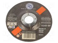 Cutting wheel; Ø: 115mm; Disc thick: 3.2mm; metal,steel; 22mm; bulk PG PROFESSIONAL