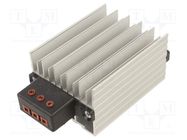 Heater; 30W; 100÷250V; IP20; for DIN rail mounting; 128x70x59mm PLASTIM