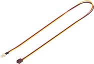PC Fan Power Cable, Extension 3-Pin to 3-Pin, 0.6 m - Fan male (3 pin) > Fan female (3 pin)