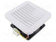 Fan: AC; axial; 230VAC; 152x152x75mm; 67m3/h; 49dBA; ball; IP54; grey Alfa Electric