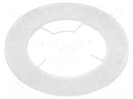 Washer; round; D=22.6mm; h=0.81mm; polyamide KEYSTONE