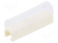 Markers; Marking: empty; 2.4÷3mm; PVC; white; -30÷60°C; push-in PARTEX
