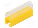 Markers; Marking: empty; 3÷4mm; PVC; yellow; -30÷60°C; push-in PARTEX