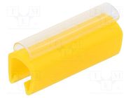 Markers; Marking: empty; 5÷6.2mm; PVC; yellow; -30÷60°C; push-in 